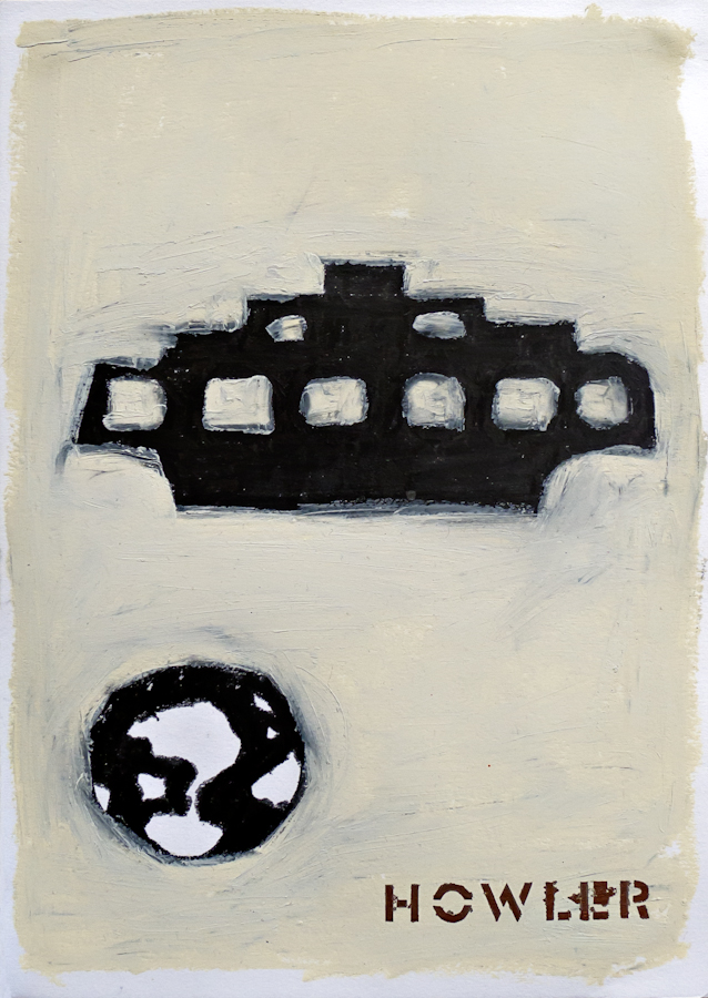 Oil paintstick and graphite on paper